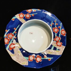 [多用途] 陶瓷盆, 烟灰缸, 水仙盆, 花盆 [有田烧][弥右卫门窑][全手绘]