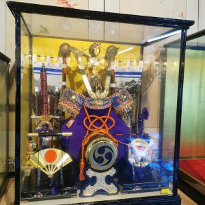 武士头盔/弓箭 [原装玻璃木盒] [不接受邮寄]