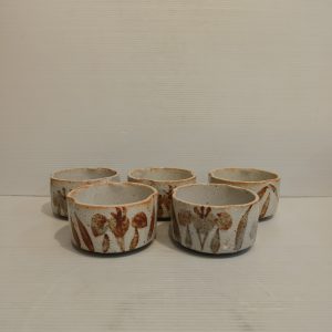 碗 [志野烧] [套/五件入]