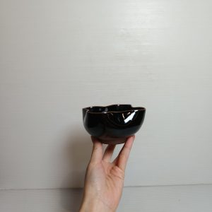 造型碗 [黑釉陶土]