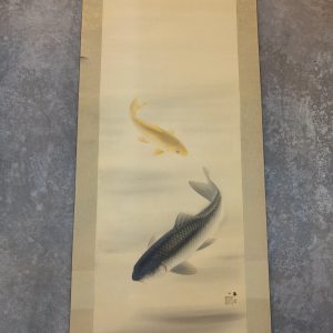 卷轴 [鲤鱼] [卷轴略小瑕疵，便宜出售]