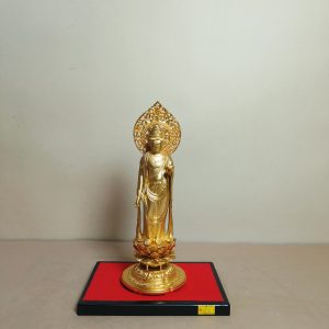 佛像 [铜器] [日本国宝大师] 高27cm [略有起锈斑，半价出售]