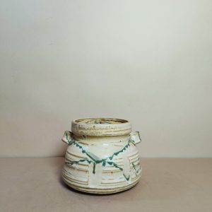 水指 [陶土] [玄] [可当茶叶罐]