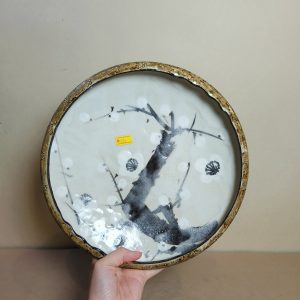 大盘 [志野烧]