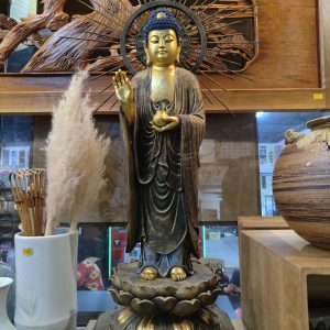 佛像 [药师如来] [木质]