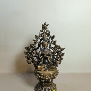 佛像 [准提菩萨] [黄铜制] [藏传]