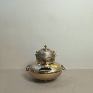 摆件 [鬼面风炉缩小版] [24k镀金]