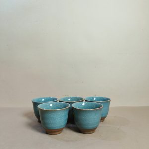 茶杯 [陶土冰裂] [套/五件入]