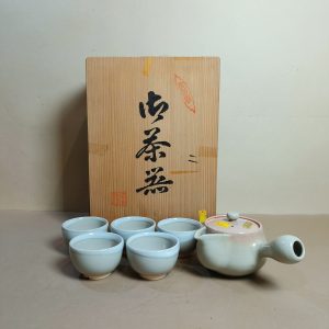 茶具组 [秋烧] [1茶壶5茶杯] [全新/木盒装]