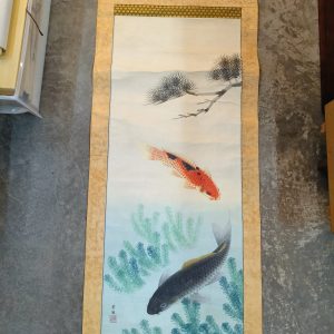 游双鲤 [卷轴]