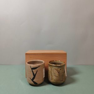 茶杯 [绘唐津&黄唐津] [全新/木盒装]