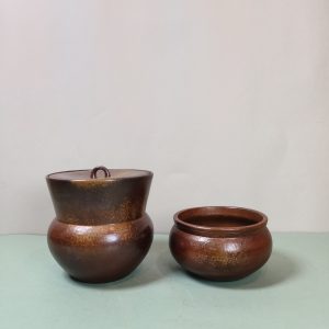 备前烧 [1水指1茶洗] [陶峯]  [套/两件入]