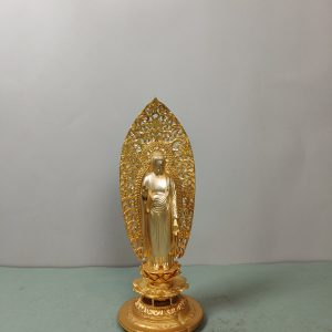 阿弥陀如来像 [铜镀金] [日本国宝级大师 - 松久朋琳]