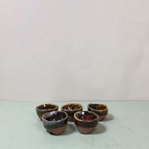 小茶杯 [鬼面窯变] [套/五件入]