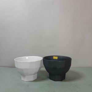 高脚中碗 [陶土] [套/两件入]