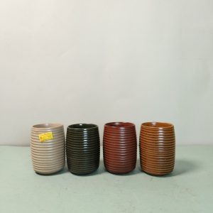 四色茶杯 [陶土] [套/四件入]