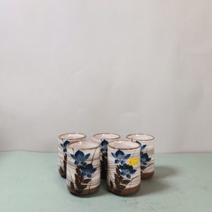 茶杯 [手绘陶土] [套/五件入]
