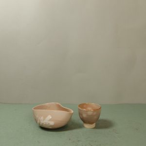 茶道具 [秋烧] [1公道杯1小杯] [套]