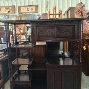 摆设茶橱 [实心实木]