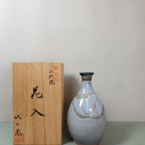 花瓶 [上野烧] [陶土] [全新/木盒装]