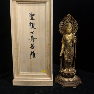 佛像 [圣观音] [铜器] [松久宗琳] [全新/木盒装]