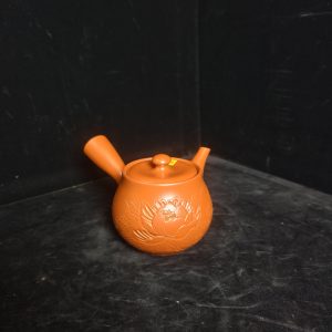 茶壶 [手工雕刻朱泥] [福仙]