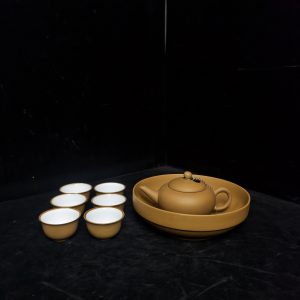 茶具组 [陶土] [1壶1承壶6小杯] [中国制] [全新/盒装]