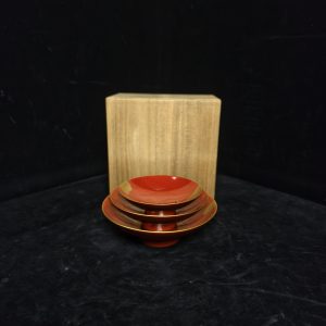 供杯 [漆木/金箔手绘] [全新/木盒装]
