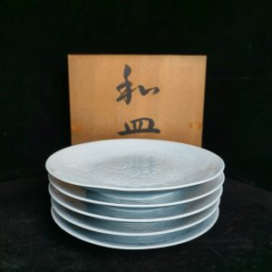 中盘 [青瓷] [套/五件入] [全新/木盒装]