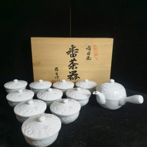 茶具组 [有田烧] [香茶器/弥生作] [1壶10杯] [套] [全新/木盒装]