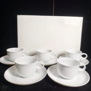 咖啡杯 [白瓷] [套/五件入] [全新/盒装]