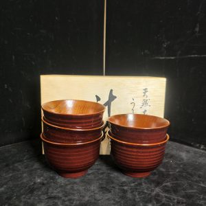 碗 [木质] [套/五件入] [全新/木盒装]