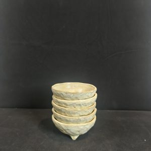 迷你高脚碗 [陶土] [套/六件入]