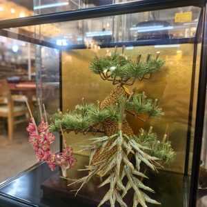 金丝布艺 [結納品: 是指在日本传统婚礼习俗中，男方在订婚时送给女方家的礼物] [松竹梅]
