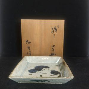 方皿 [陶土][全新/木盒装]Square Plate [Earthenware][Brand New/In Wooden Box] 