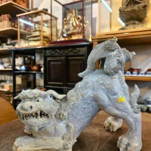 风狮爷 [陶土][有小瑕疵，便宜出售] Wind Lion God [Clay][Minor flaws, selling cheap]