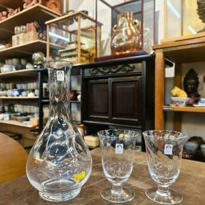 冰酒壶 [Sasaki Crystal] [1壶2高脚杯] [套]Ice Wine Set [Sasaki Crystal] [1 Jug + 2 Wine Glasses] [Set]