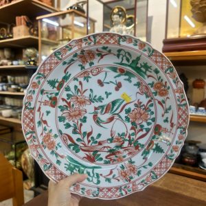 大盘 [赤绘烧] [橘吉] Large Plate [Aka-e Ware] [Orangey]