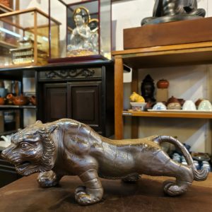 虎 [备前烧] [瑞惠造] Tiger [Bizen Ware] [Made by Zui-kei]