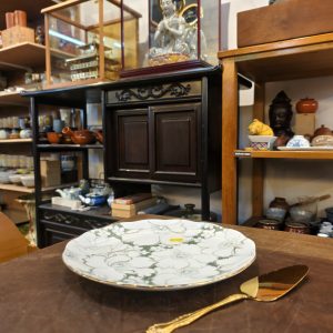 [1大盘1蛋糕刀][套] [1 Large Plate + 1 Cake Knife][Set] 