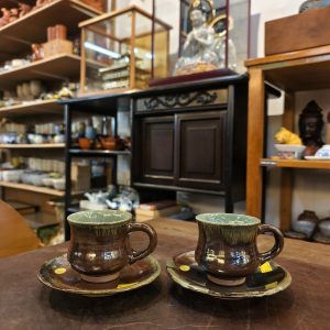 咖啡杯 [宝珠烧] [窑变陶土] Coffee Cup [Hōju Ware] [Kiln-Changed Clay]