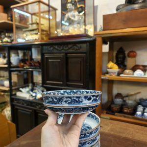 碗 [手绘染付] [保谷][套/五件入] Bowl [Hand-painted Underglaze Blue] [Hoya][Set of 5] 