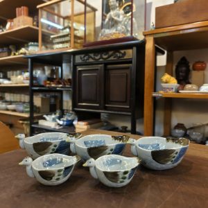 造型碗 [鸭] [3碗2碟][套] Shaped Bowl Set [Duck Design] [3 Bowls + 2 Small Plates][Set] 