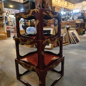 高脚托盘 [漆木][套] Footed Tray Set [Lacquered Wood][Set] 