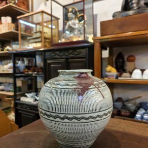 花瓶 [小鹿田烧] Vase [Onta Ware]