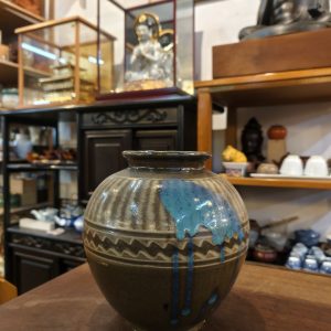 花瓶 [小鹿田烧] Vase [Onta Ware]