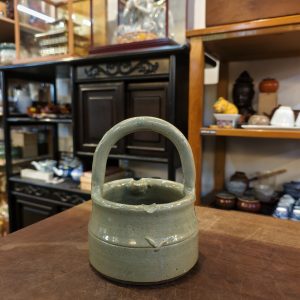 花器 [绿釉陶土] Flower Vase [Green Glazed Earthenware]