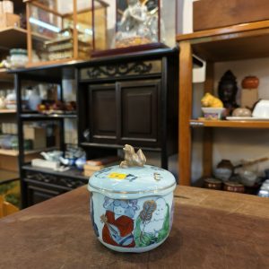 盖物 [手绘七福神] Lidded Container [Hand-painted Seven Lucky Gods]