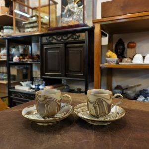 咖啡杯 [胶泥][套/两件入] Coffee Cups [Clay][Set of 2] 
