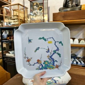 大方皿 [有田烧] [静山作] Large square plate [Arita ware] [Seizan]
